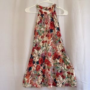 Delicate Entro Floral A-Line Dress